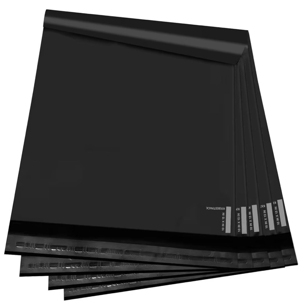 10x13 Black Poly Mailers - 15 Pack - Picture 2 of 3